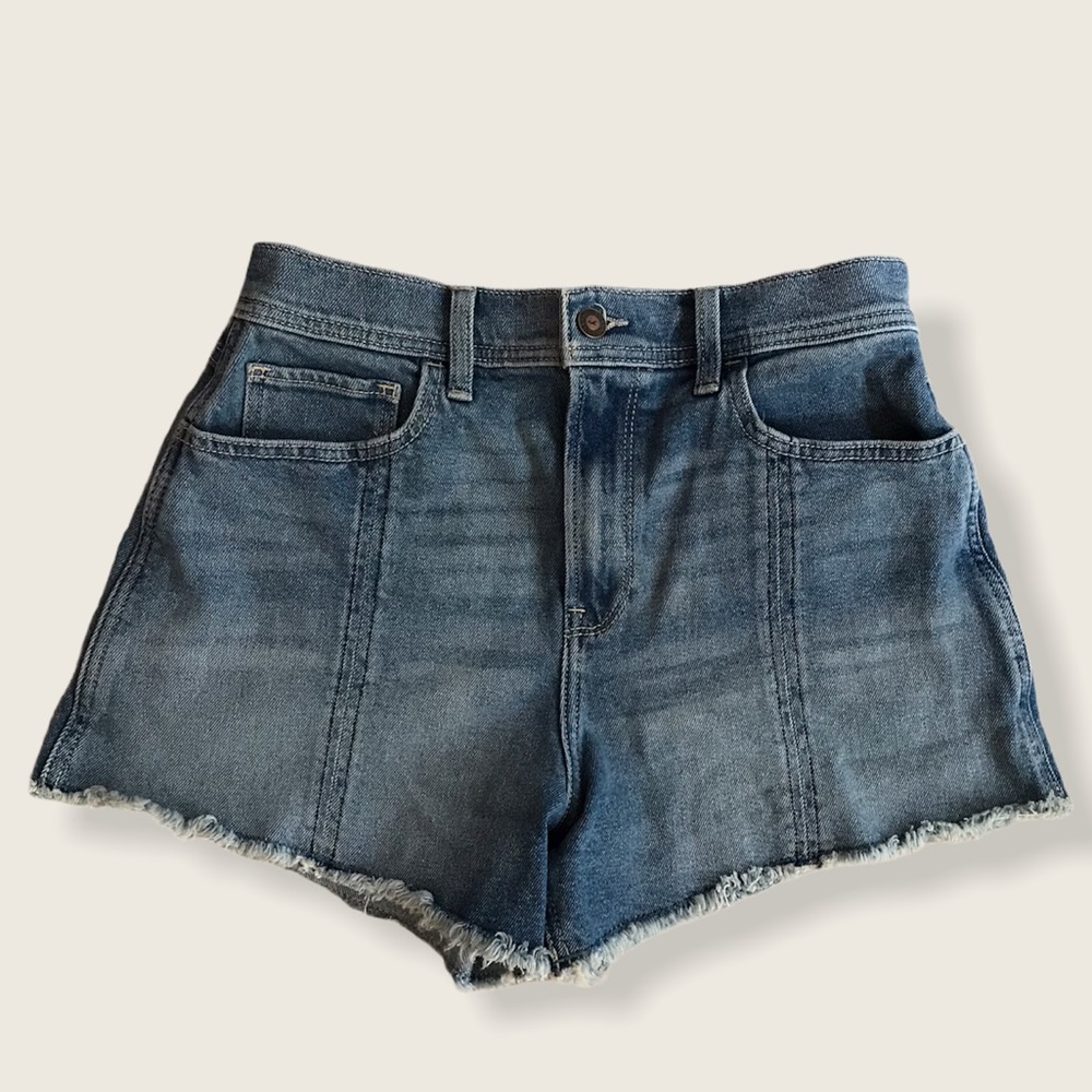 Hollister Dark Blue Denim Jean Shorts
